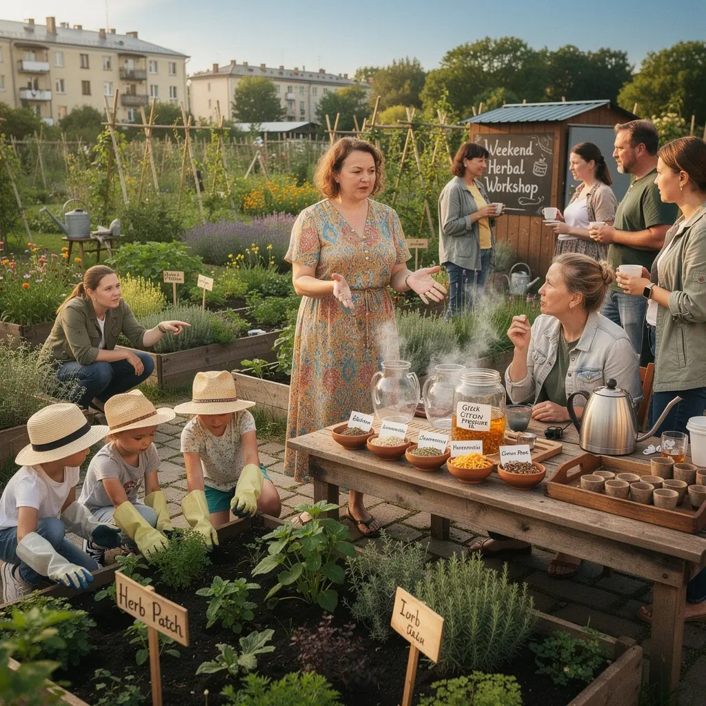 Graikiška citrinos arbata su tradiciniu kraujospūdžio mišiniu.